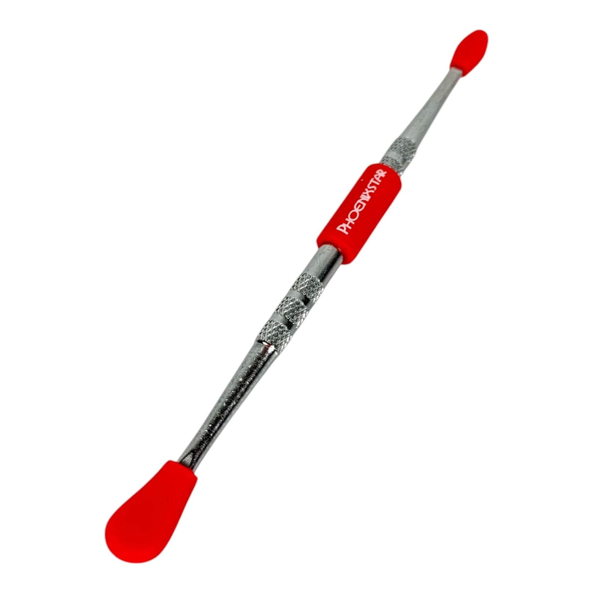 Phoenix Silicone Tip Steel Dab Tool 12cm - The Bong Baron