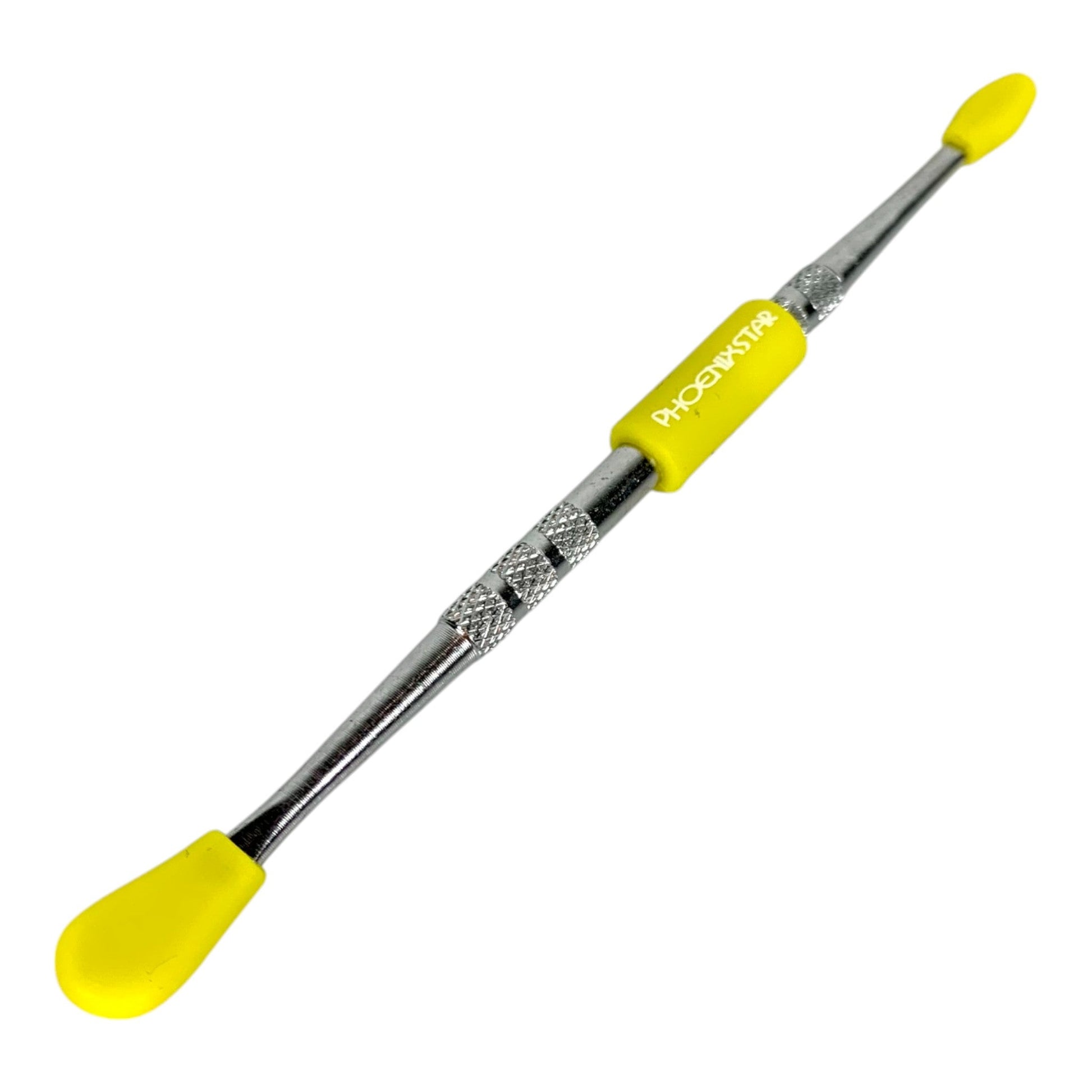 Phoenix Silicone Tip Steel Dab Tool 12cm - The Bong Baron