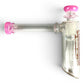 Phoenix Tree Perc Hammer Bubbler Pink 15cm - The Bong Baron