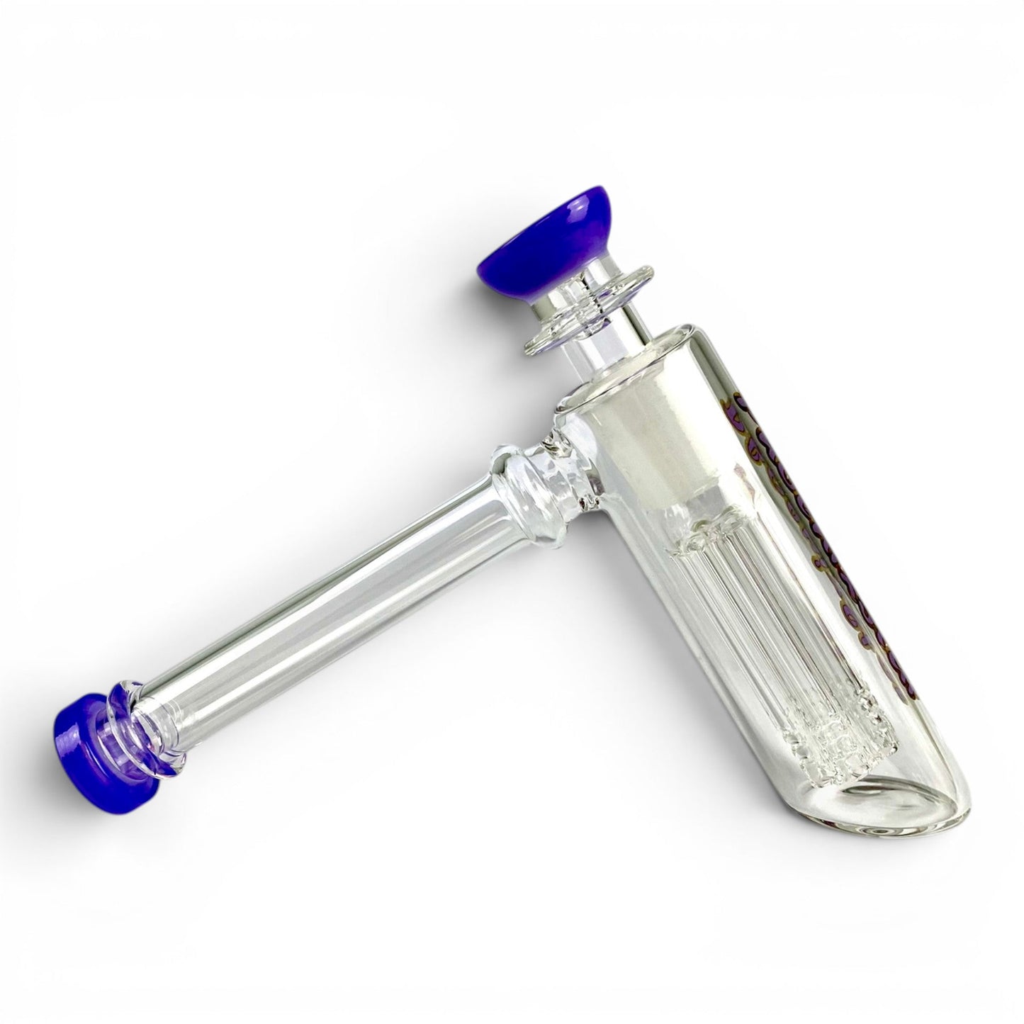 Phoenix Tree Perc Hammer Bubbler Purple 15cm - The Bong Baron