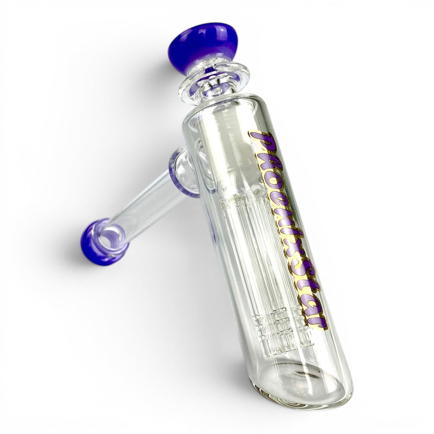 Phoenix Tree Perc Hammer Bubbler Purple 15cm - The Bong Baron