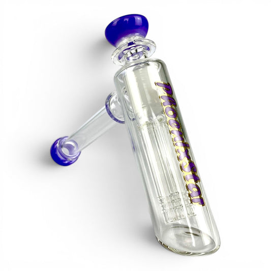 Phoenix Tree Perc Hammer Bubbler Purple 15cm - The Bong Baron