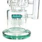 Phoenix Triple Barrel Screw Perc Bong 50cm Teal - The Bong Baron