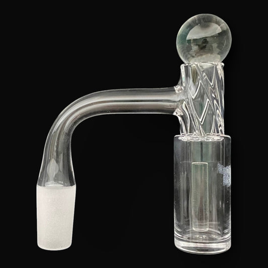 Phoenix Twisted Barrel Quartz Banger Set 14mm - The Bong Baron