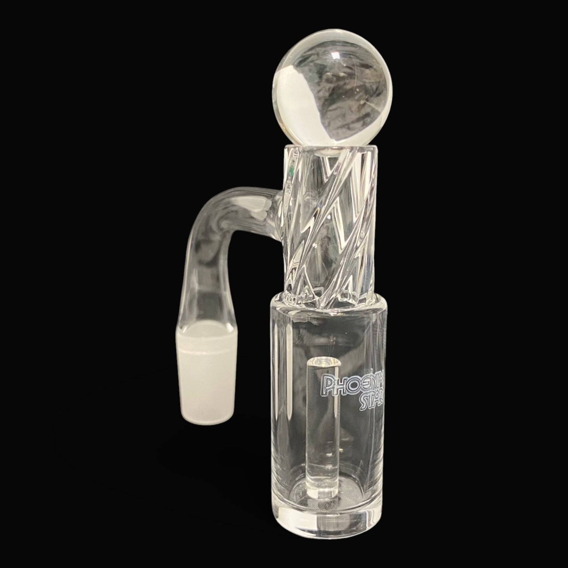 Phoenix Twisted Barrel Quartz Banger Set 14mm - The Bong Baron