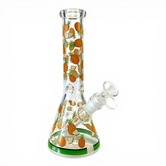 Pineapples Beaker Bong 25cm - The Bong Baron