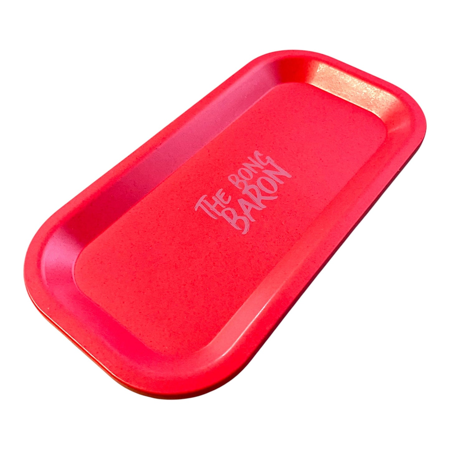 Pink Biodegradable Plant Fiber Rolling Tray 20 x 10cm - The Bong Baron