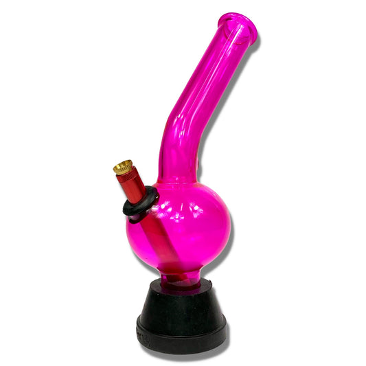 Pink Glass Bonza Bong 29cm - The Bong Baron