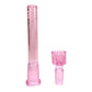 Pink Hose Glass Downstem 18/14mm 11cm - The Bong Baron