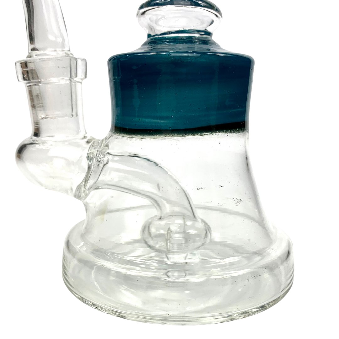 Poke Dab Rig and Bong 15cm Blue - The Bong Baron