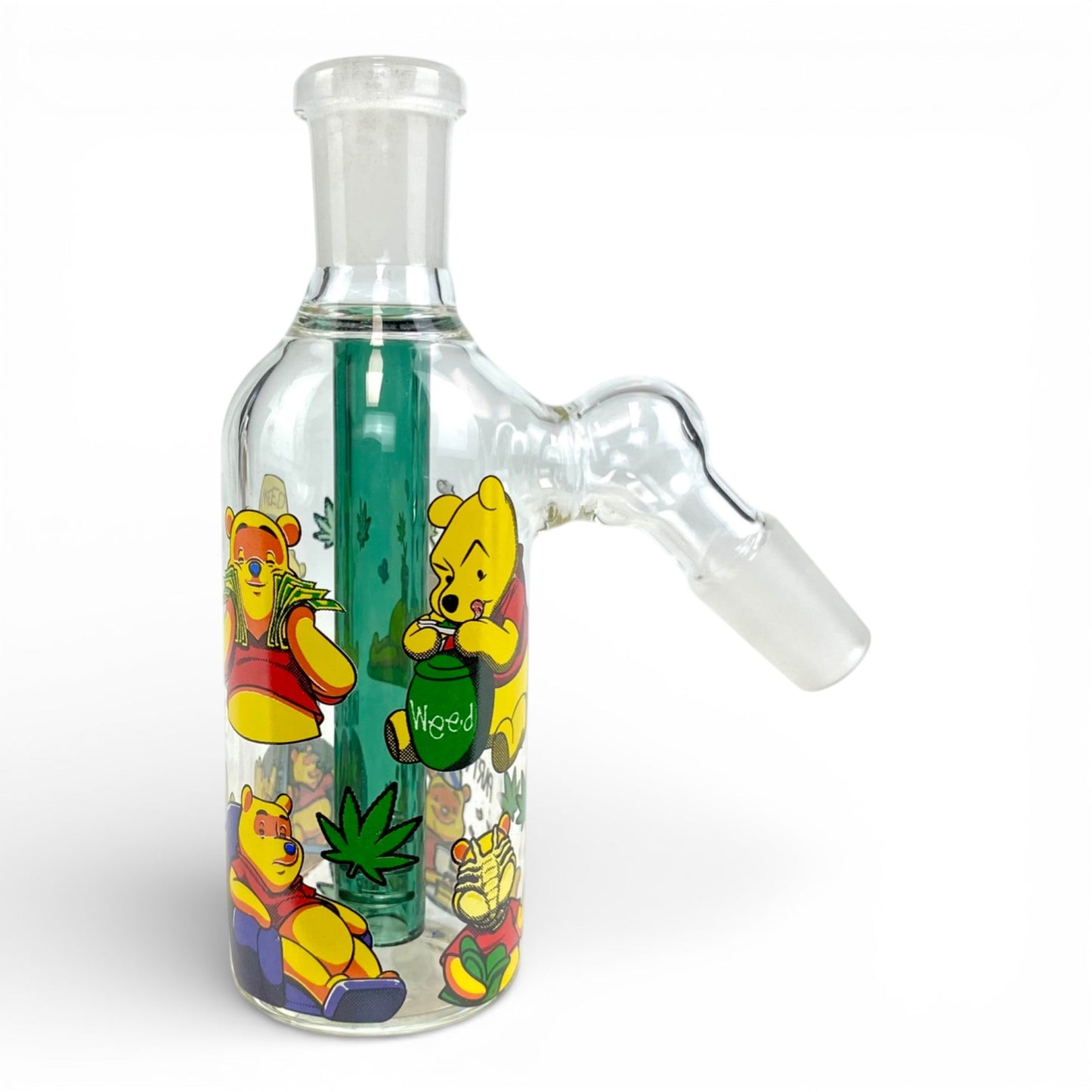 Poo Bear Ash Catcher 14mm 45° - The Bong Baron