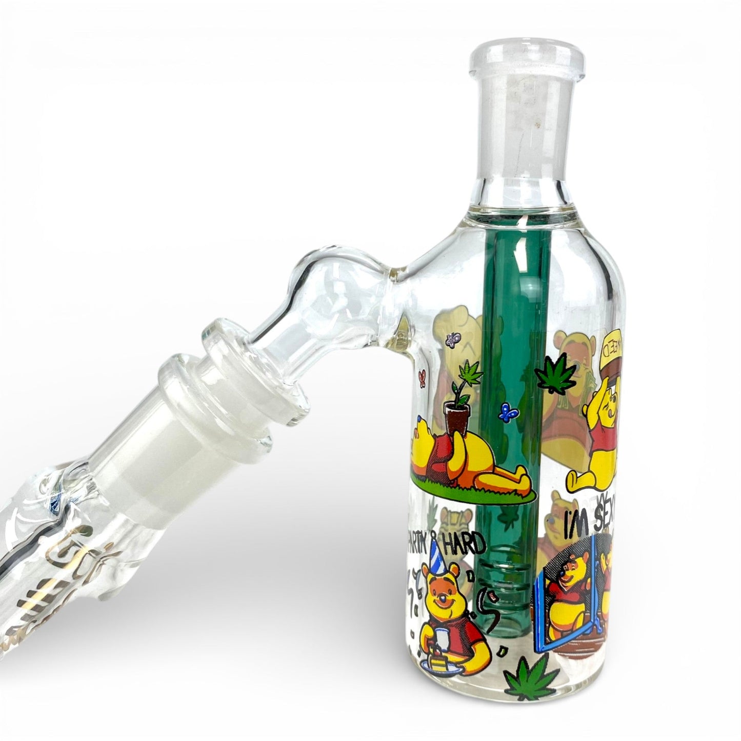 Poo Bear Ash Catcher 14mm 45° - The Bong Baron