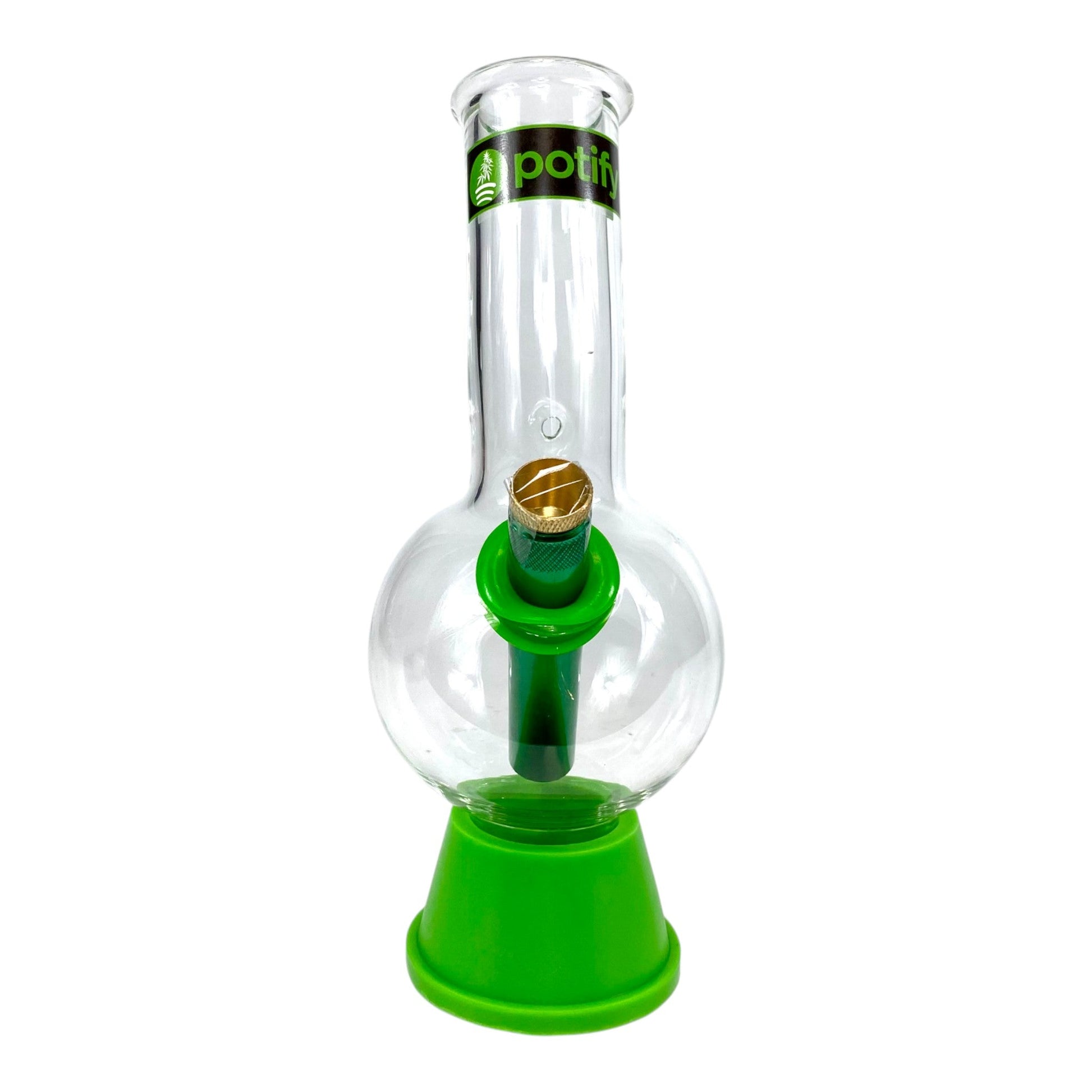 Potify Bubble Bong 20cm Green - The Bong Baron