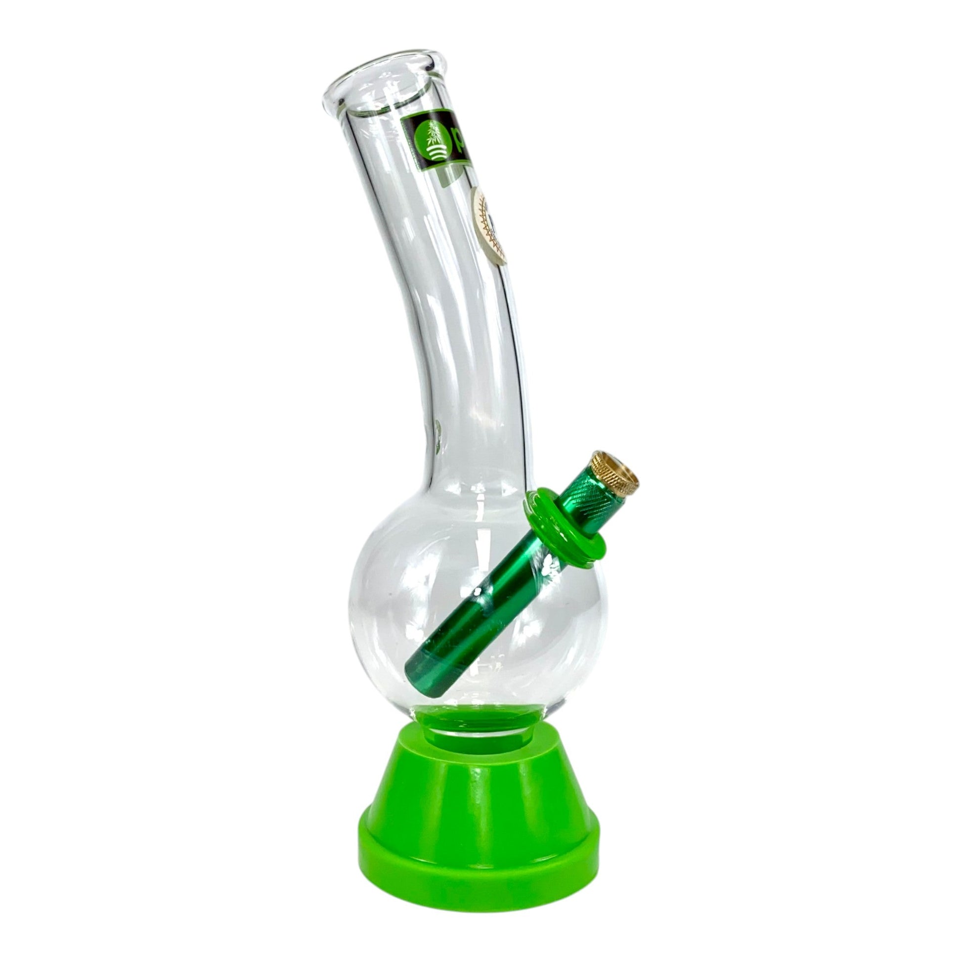 Potify Glass Bubble Bong 25cm Green - The Bong Baron