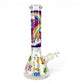 Purple Don't Care Bear 7mm Beaker Bong 35cm - The Bong Baron