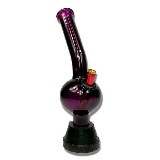 Purple Glass Bonza Bong 29cm - The Bong Baron