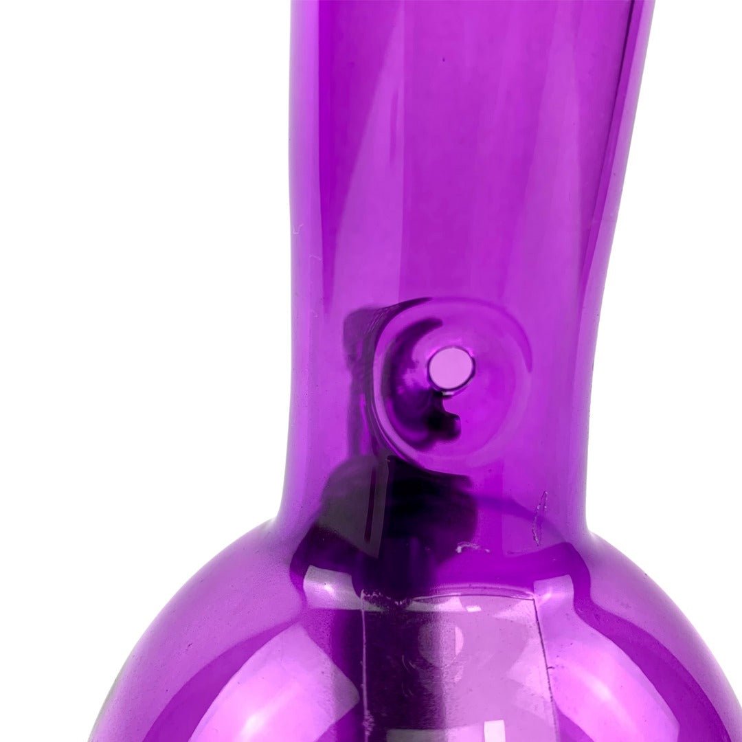 Purple Glass Bonza Bubble Bong 27cm - The Bong Baron