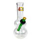 Rasta 420 Double Bubble Glass Bong 20cm - The Bong Baron