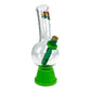 Rasta Eye Bubble Bong 20cm Green - The Bong Baron