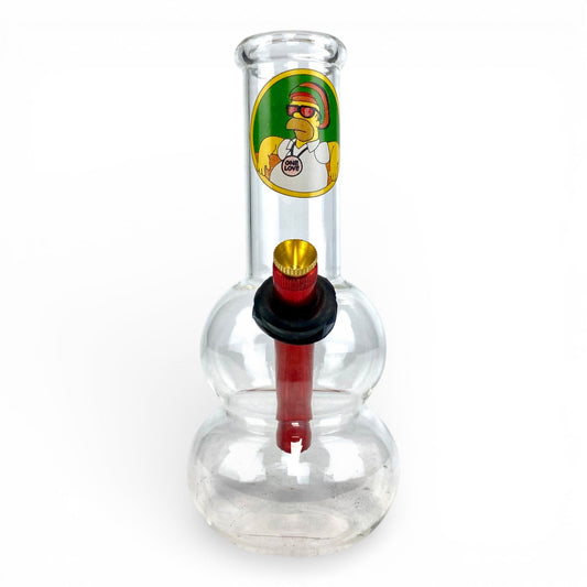 Rasta Homer Double Bubble 20cm - The Bong Baron