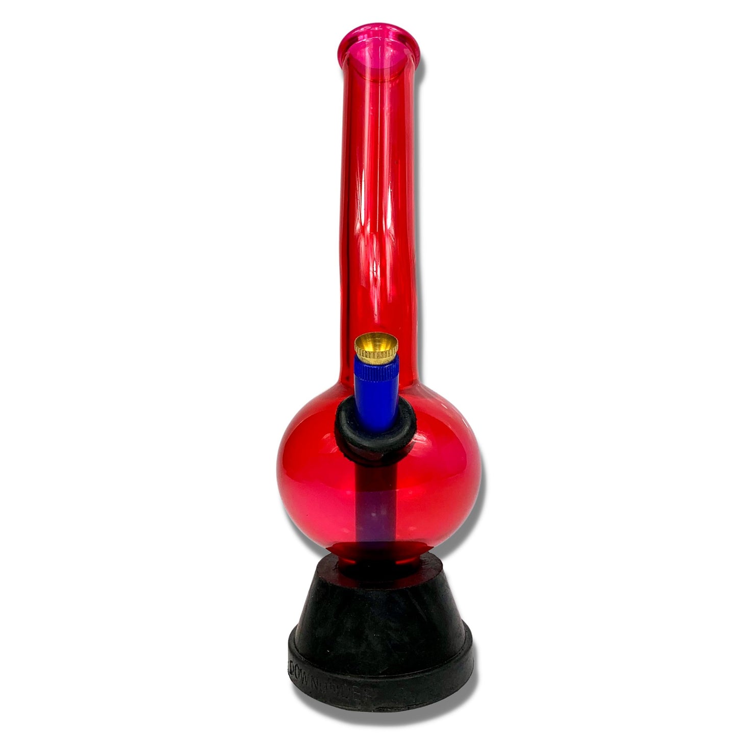 Red Glass Bonza Bong 29cm - The Bong Baron