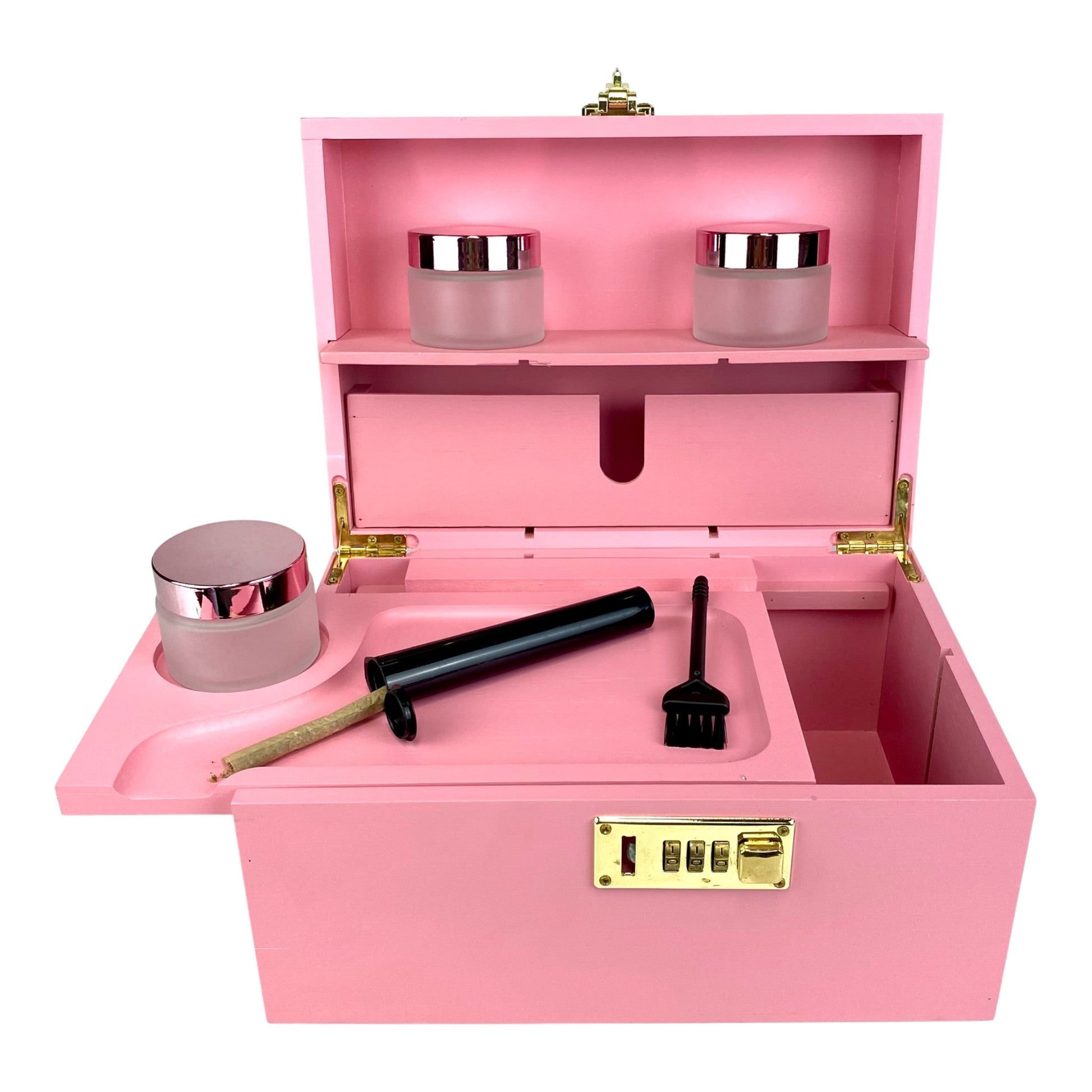 Relaxation Station with Combination Lock and Accessories - The Bong Baron