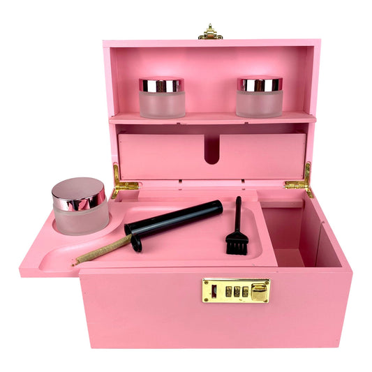 Relaxation Station with Combination Lock and Accessories - The Bong Baron