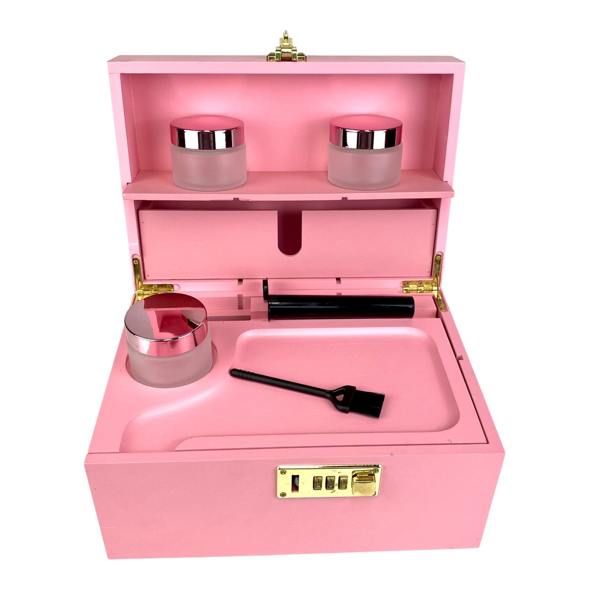 Relaxation Station with Combination Lock and Accessories - The Bong Baron