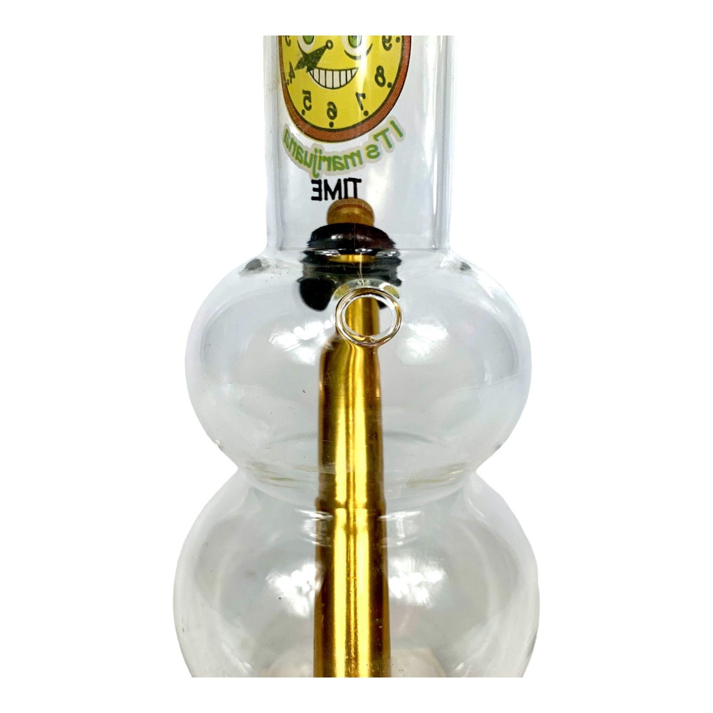 Rise and Shine Double Bubble Bonza Bong 20cm - The Bong Baron