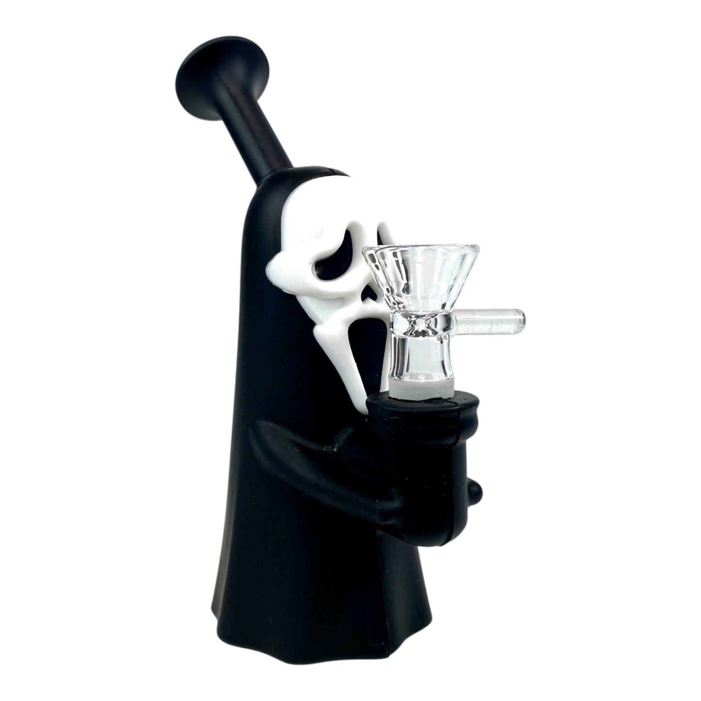 Screaming Silicone Ghost Bong – 16cm - The Bong Baron