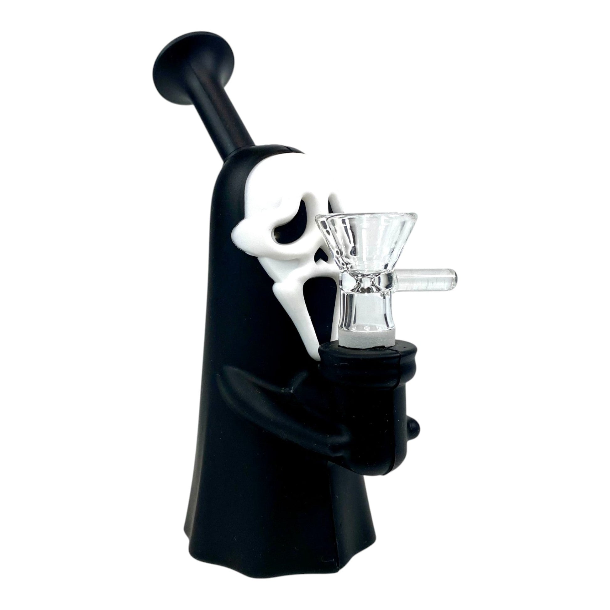 Screaming Silicone Ghost Bong – 16cm - The Bong Baron