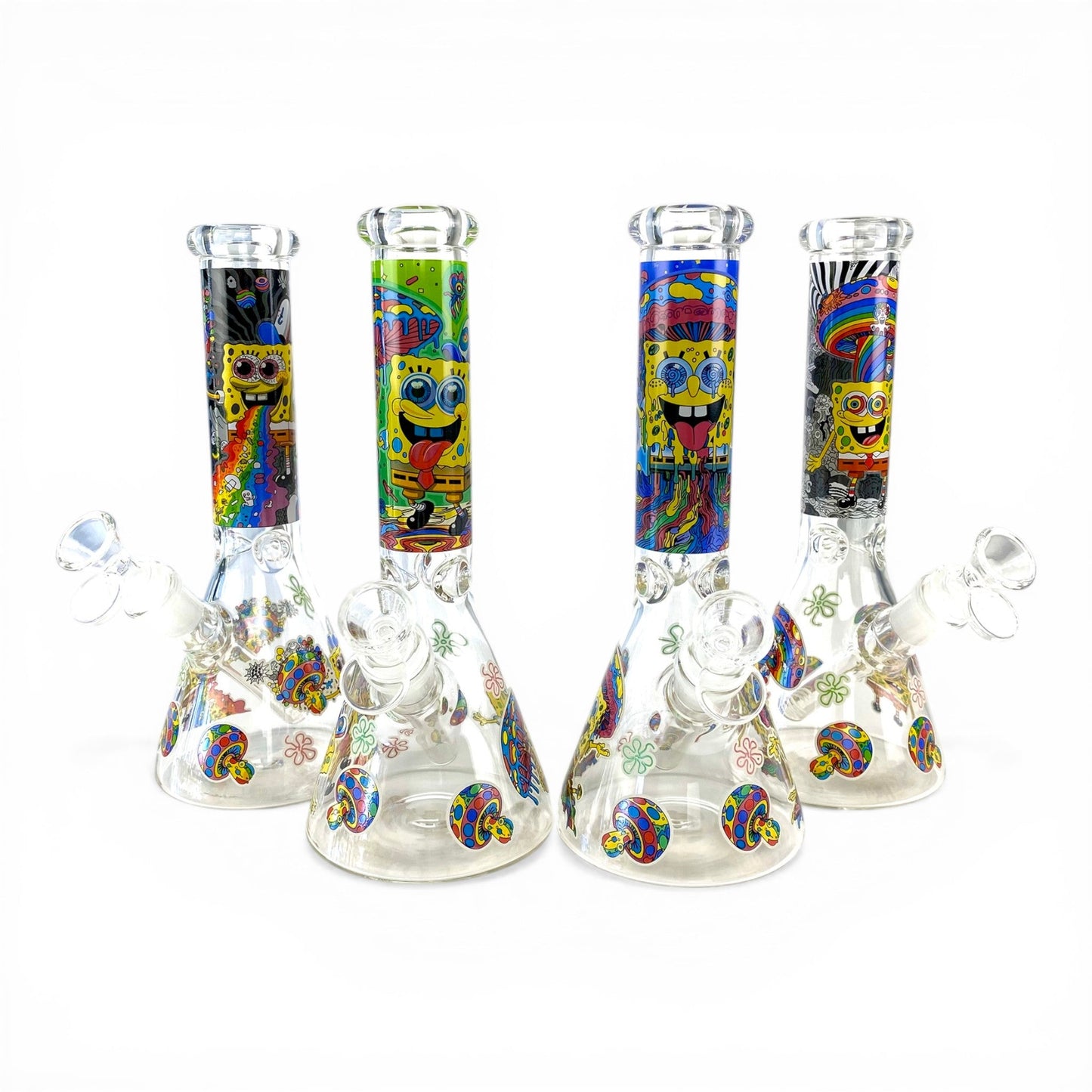 Sesh Buddy Glow in Dark Beaker Bong 25cm - The Bong Baron