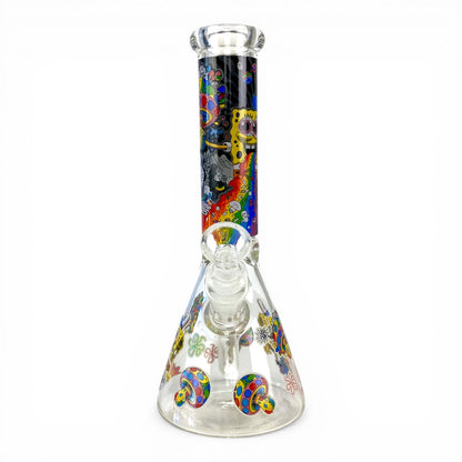 Sesh Buddy Glow in Dark Beaker Bong 25cm - The Bong Baron