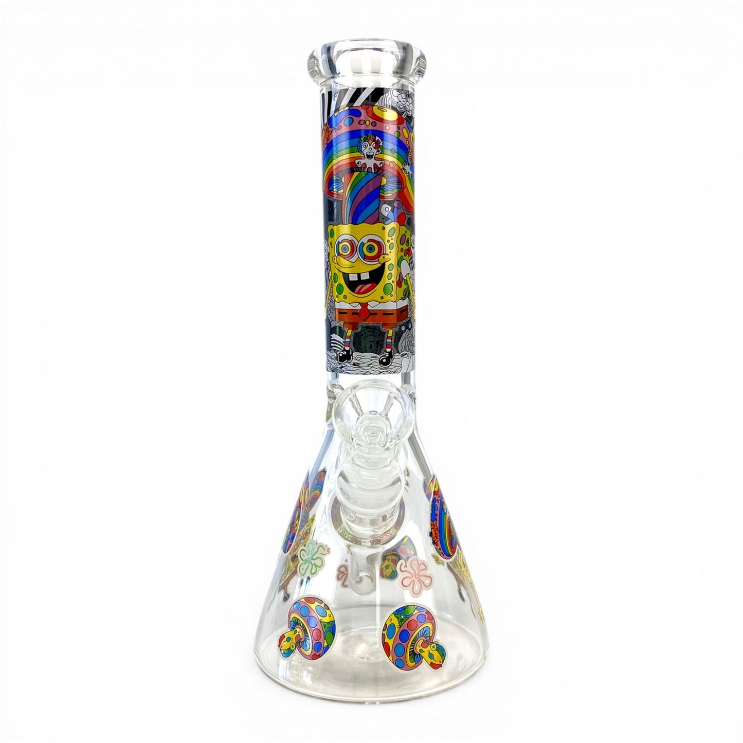 Sesh Buddy Glow in Dark Beaker Bong 25cm - The Bong Baron