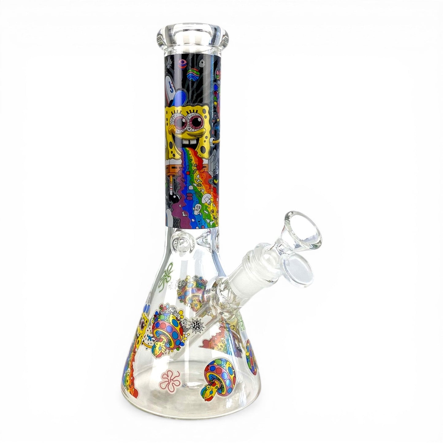 Sesh Buddy Glow in Dark Beaker Bong 25cm - The Bong Baron