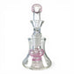 Shower Head Perc Bong and Dab Rig 14cm Pink - The Bong Baron