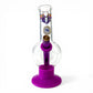 Shroom Fox Bubble Bong 20cm Purple - The Bong Baron