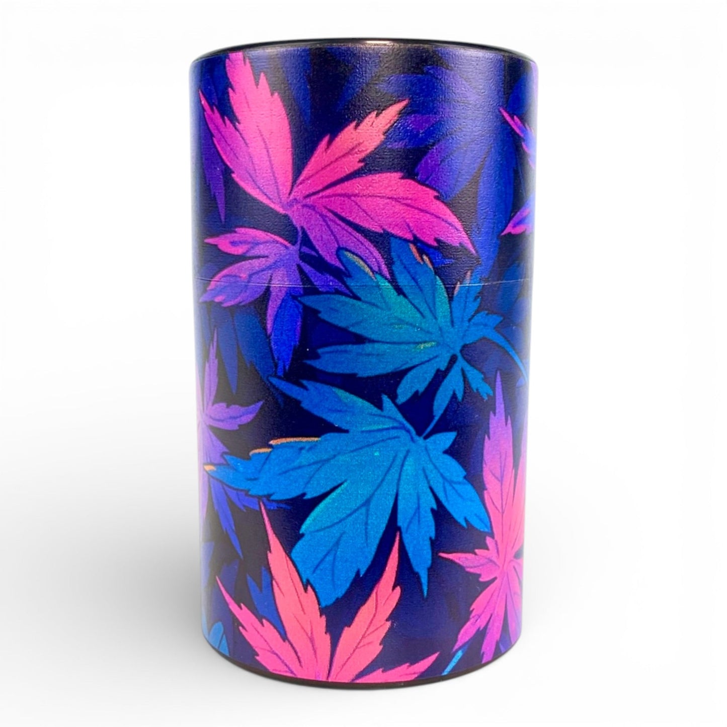 Smell Proof Vacuum Storage Jar 10 x 5cm Cannabis Designs - The Bong Baron