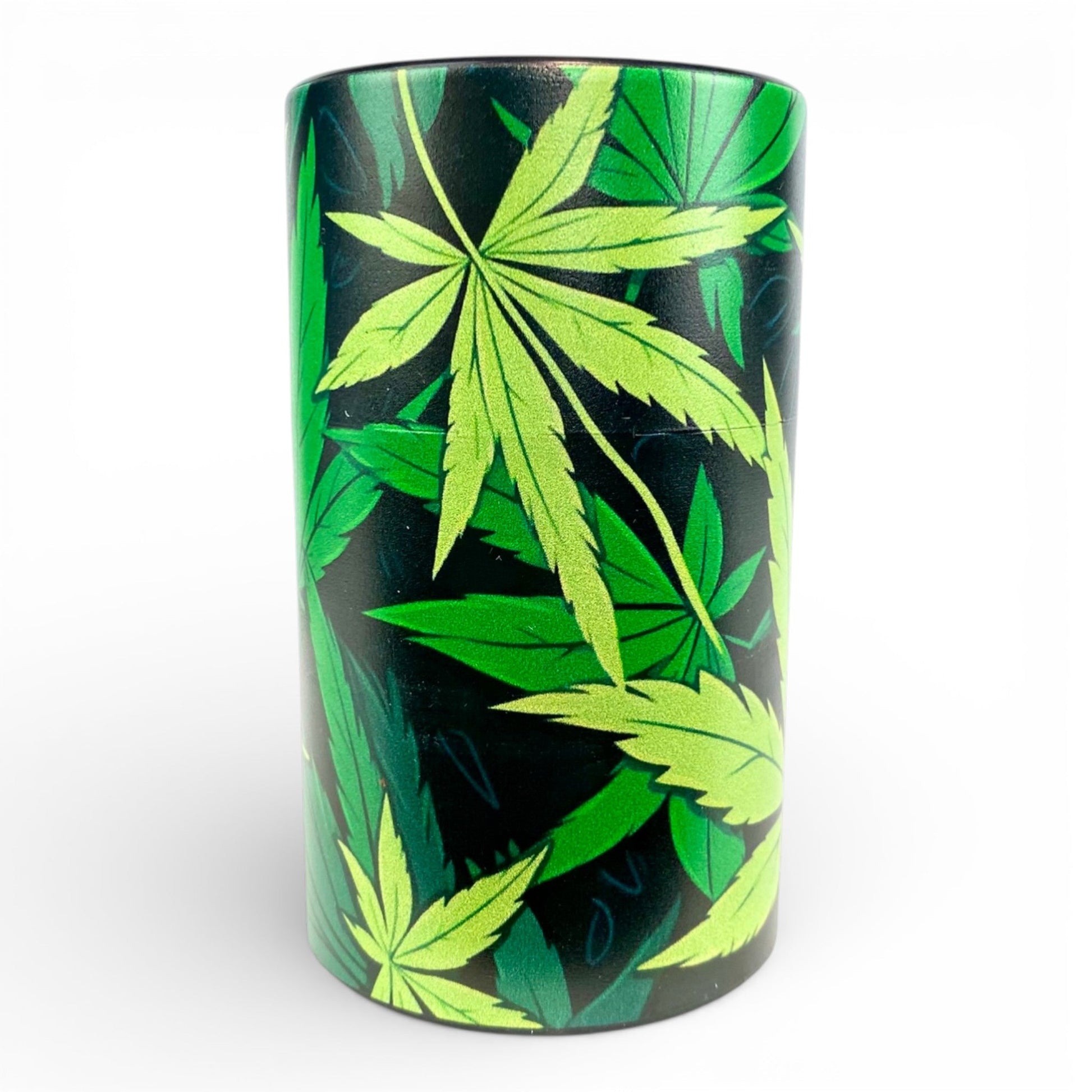 Smell Proof Vacuum Storage Jar 10 x 5cm Cannabis Designs - The Bong Baron