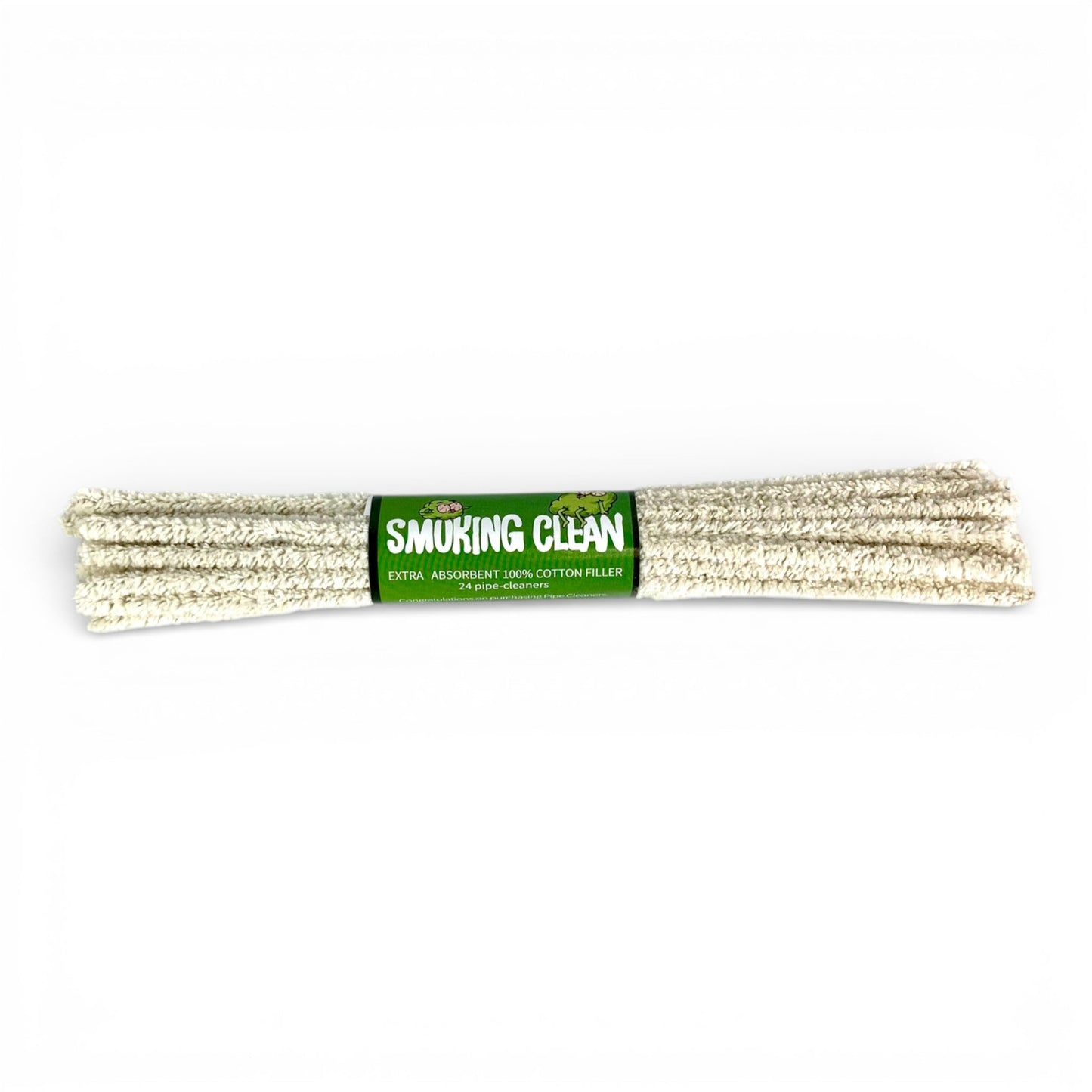 Smoking Clean 100% Cotton Pipe Cleaners 24 pack - The Bong Baron