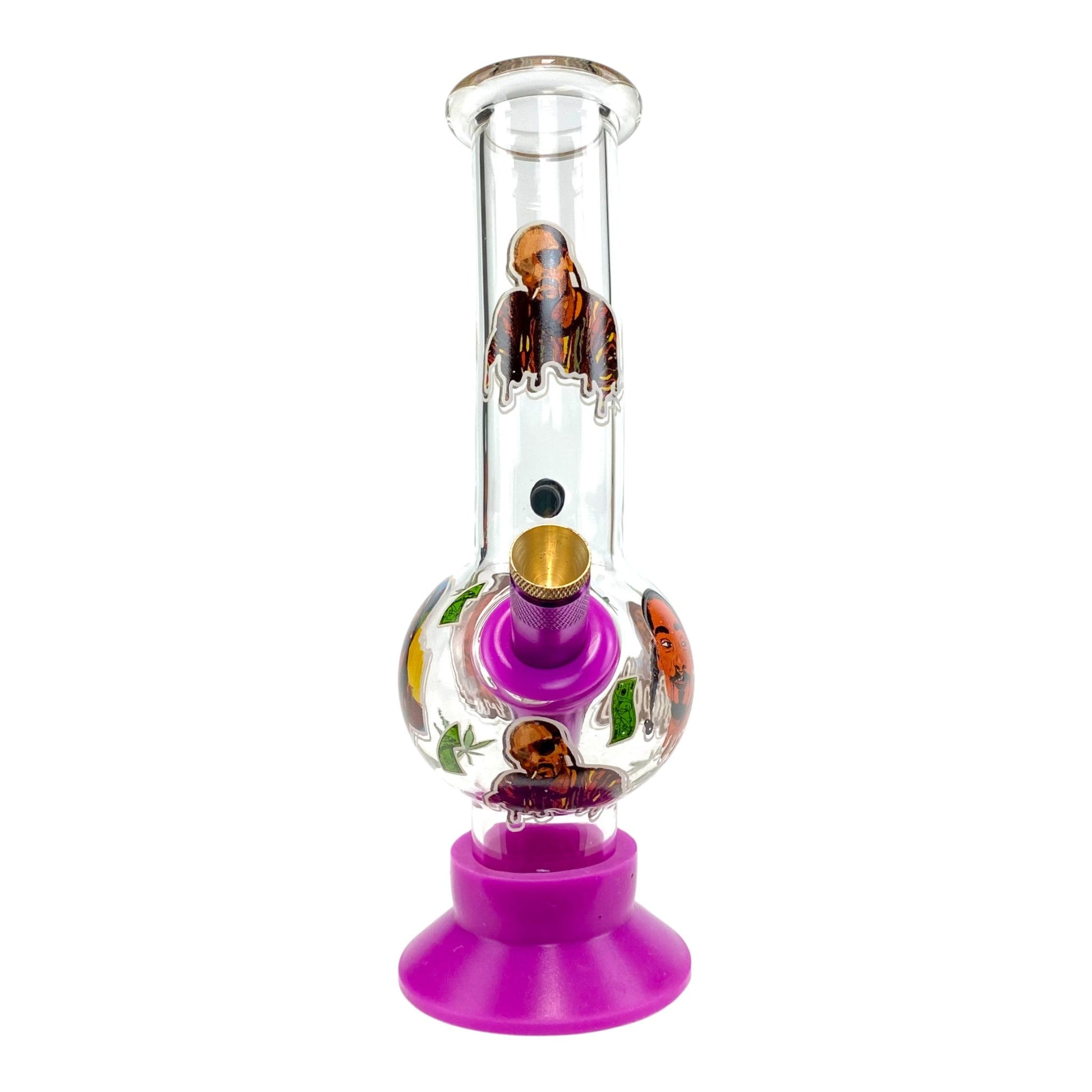 Snoopify Bubble Bong 20cm Purple - The Bong Baron