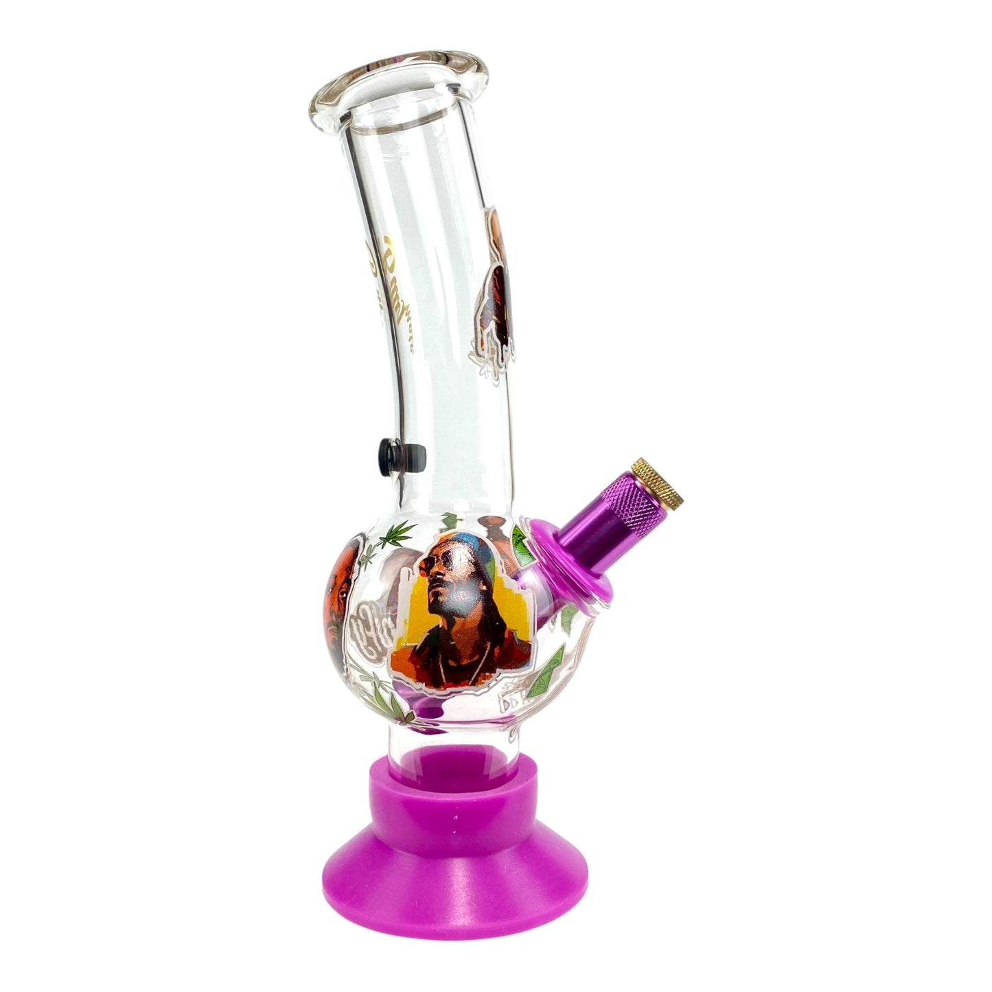 Snoopify Bubble Bong 20cm Purple - The Bong Baron
