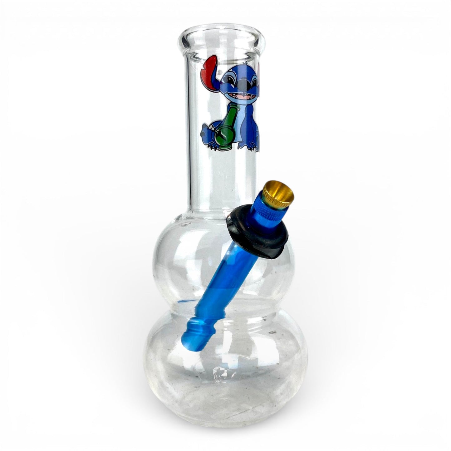 Stich Double Bubble Bong 20cm - The Bong Baron