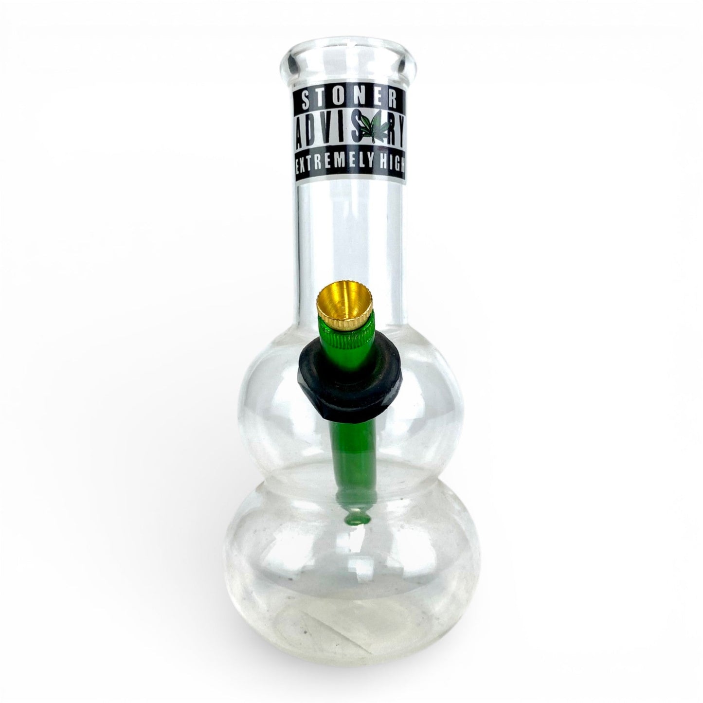 Stoner Advisory Extremely High Double Bubble Bong 20cm - The Bong Baron