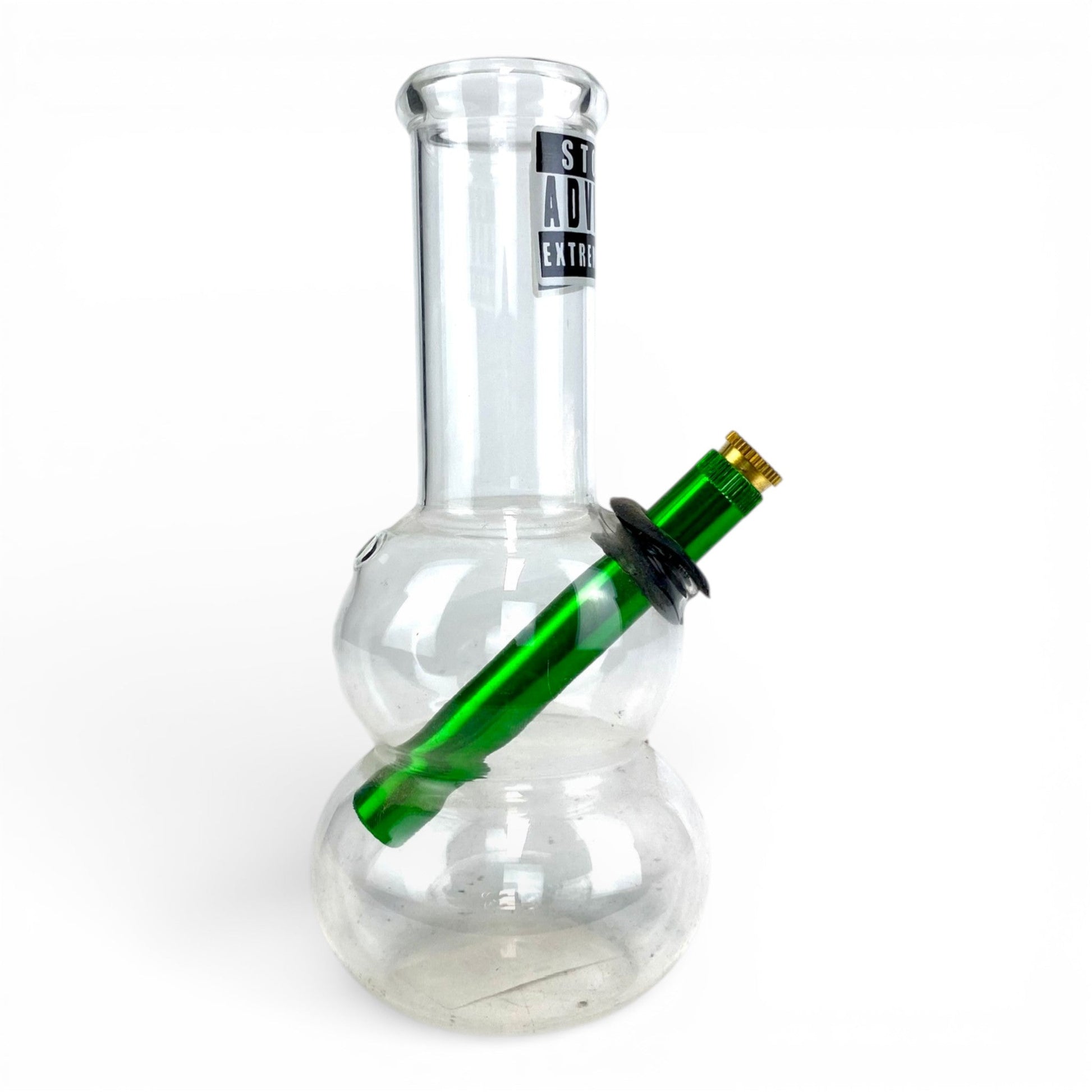 Stoner Advisory Extremely High Double Bubble Bong 20cm - The Bong Baron
