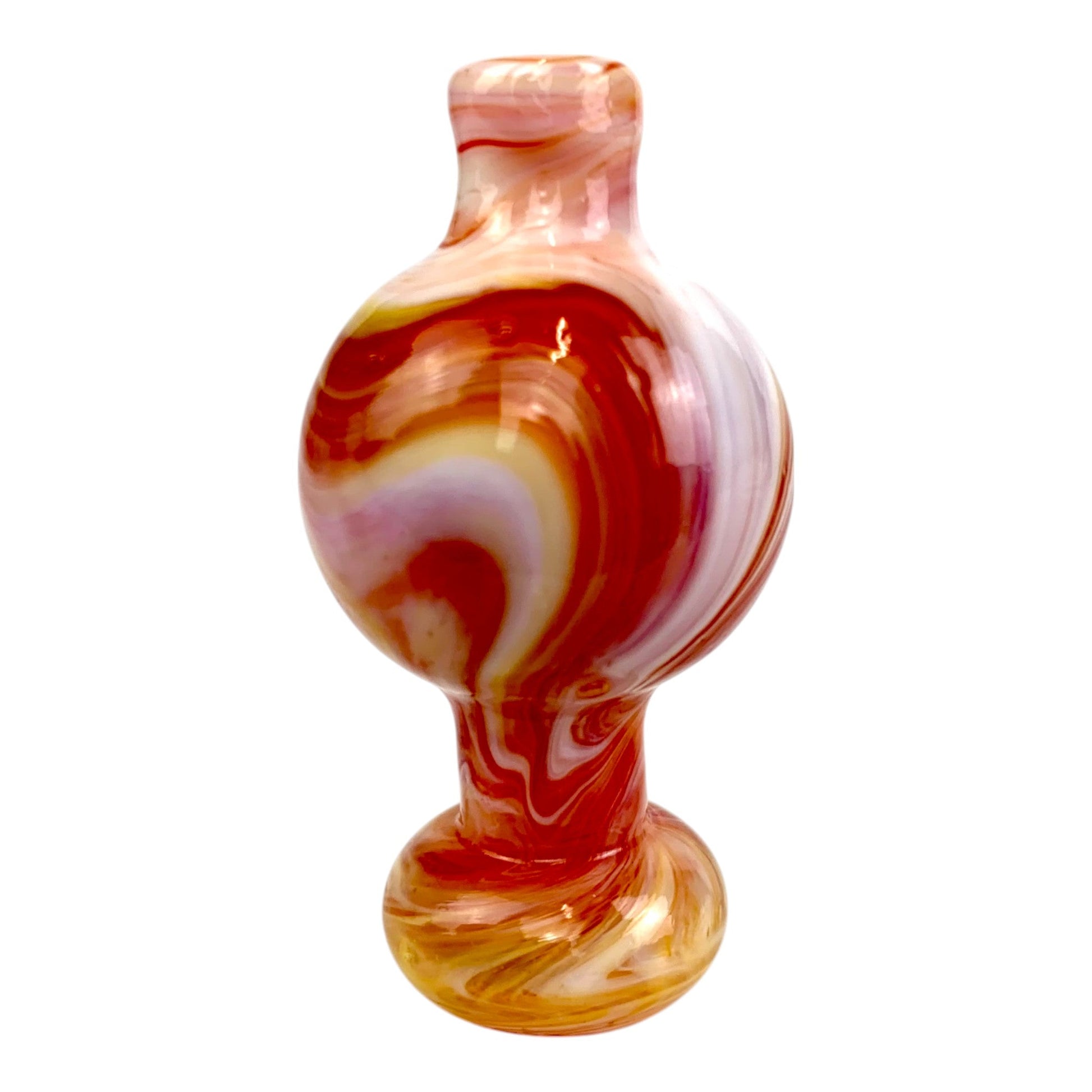 Swirl Glass Bubble Carb Cap - The Bong Baron