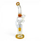 Tea Pot Recycler Bong 36cm Amber - The Bong Baron