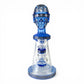 Temple Relic Glass Bong Blue 22cm - The Bong Baron