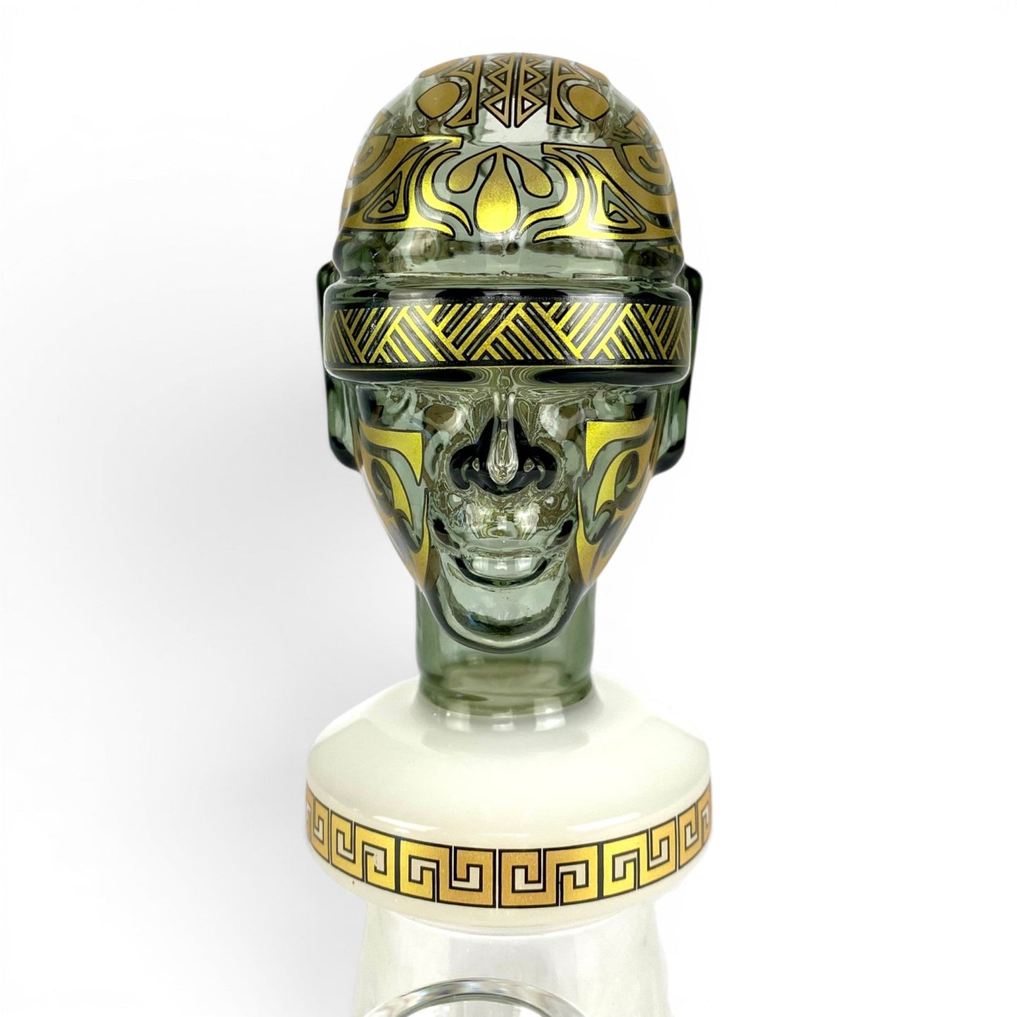 Temple Relic Glass Bong Gold 22cm - The Bong Baron