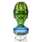 Temple Relic Glass Bong Green 22cm - The Bong Baron